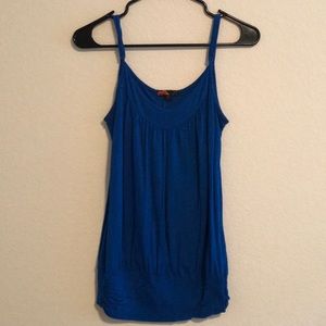 FOREVER21 Long Blue Fashion Tank